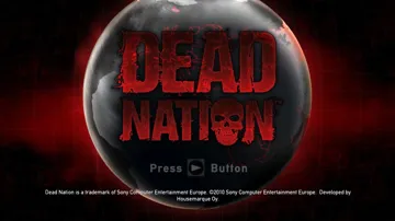 Dead Nation (USA) (Dynamic Theme) screen shot title